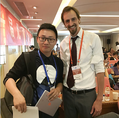 我院徐磊主任与美国华盛顿大学儿童心理行为部Michael mints合影